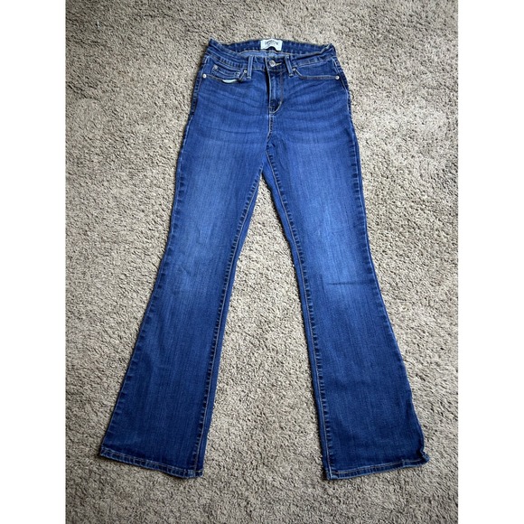 Denizen from Levis Mid Rise Bootcut Jeans Dark Wash Women's Size 4S 27x30 - Picture 1 of 4